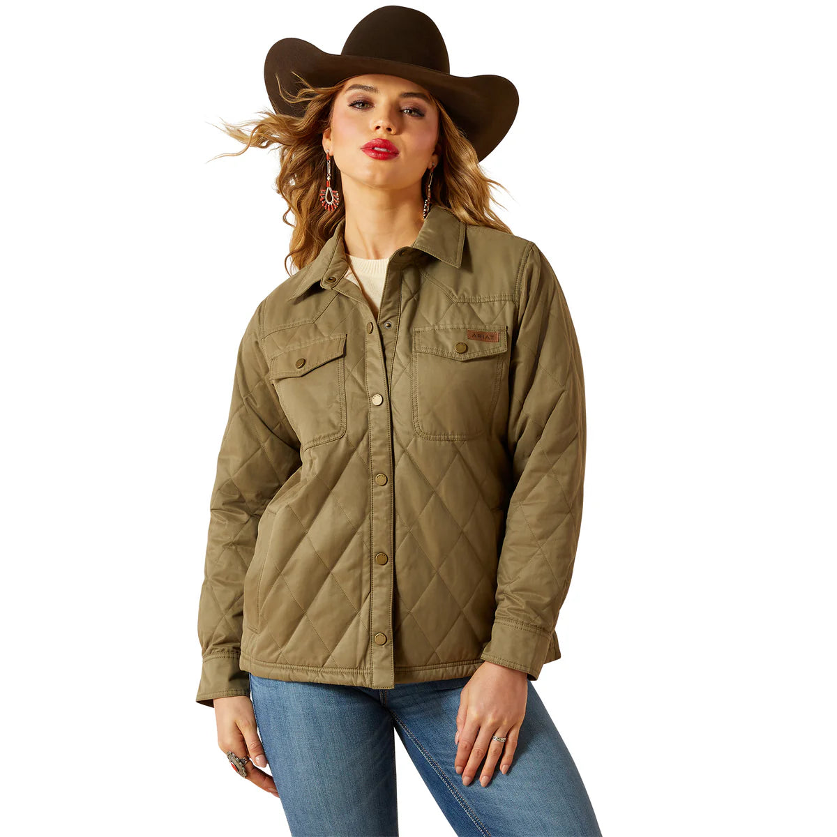 Ariat Womens 2026 Grizzly Quilted Barn Jacket