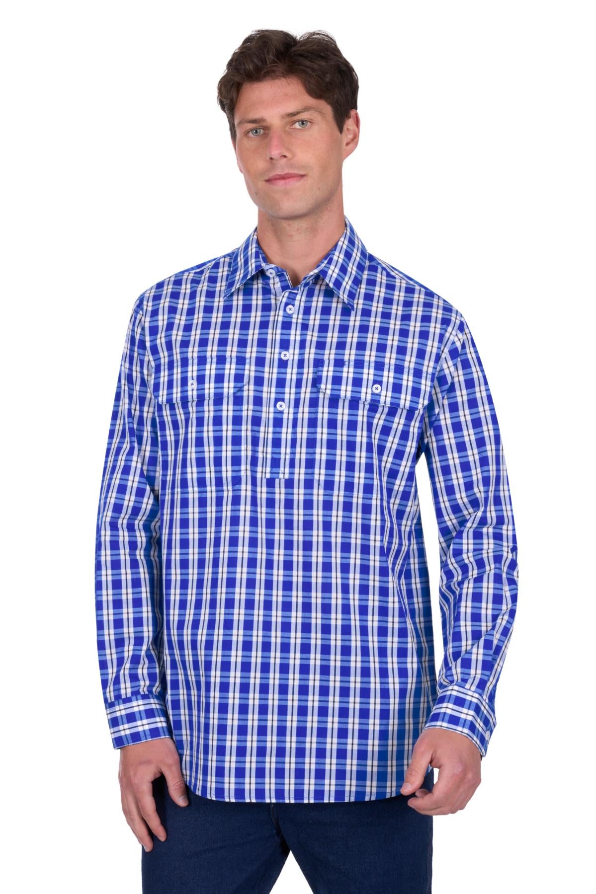Hard Slog Levers 1/2 PLKT LS Shirt