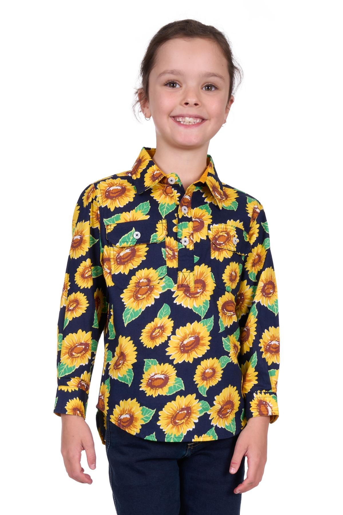 Hardslog Kids Ally 1/2 PLKT LS Shirt