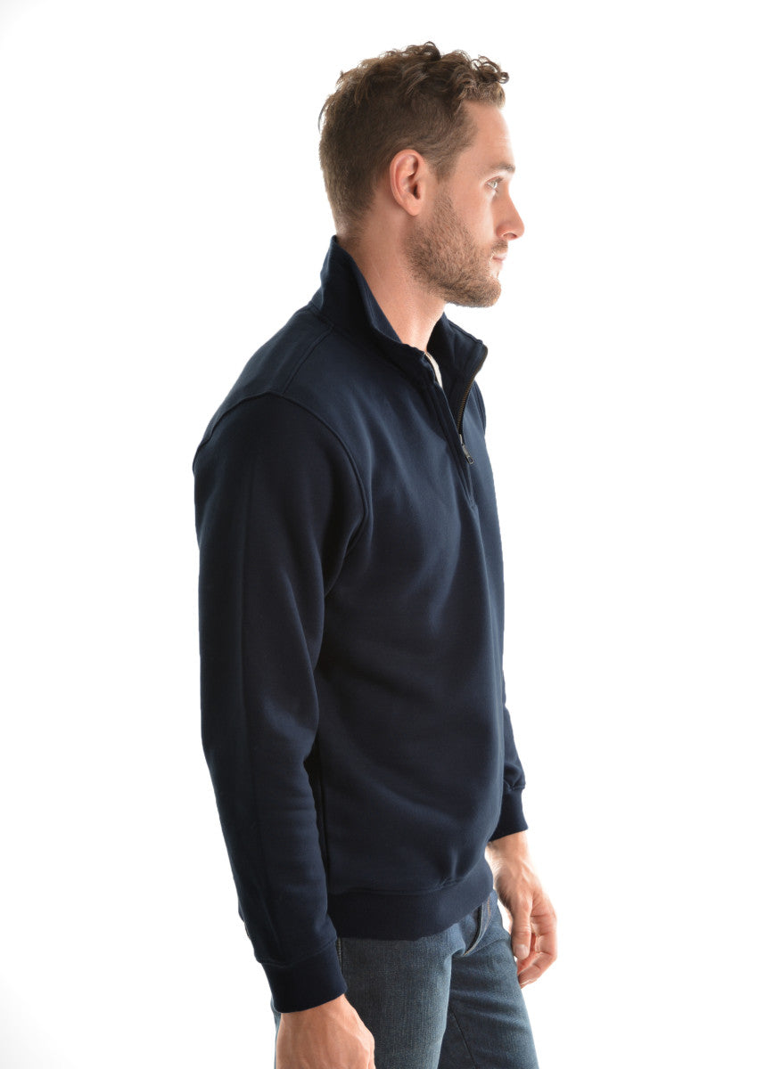 Hard Slog Mens 1/4 Zip Fleece Top