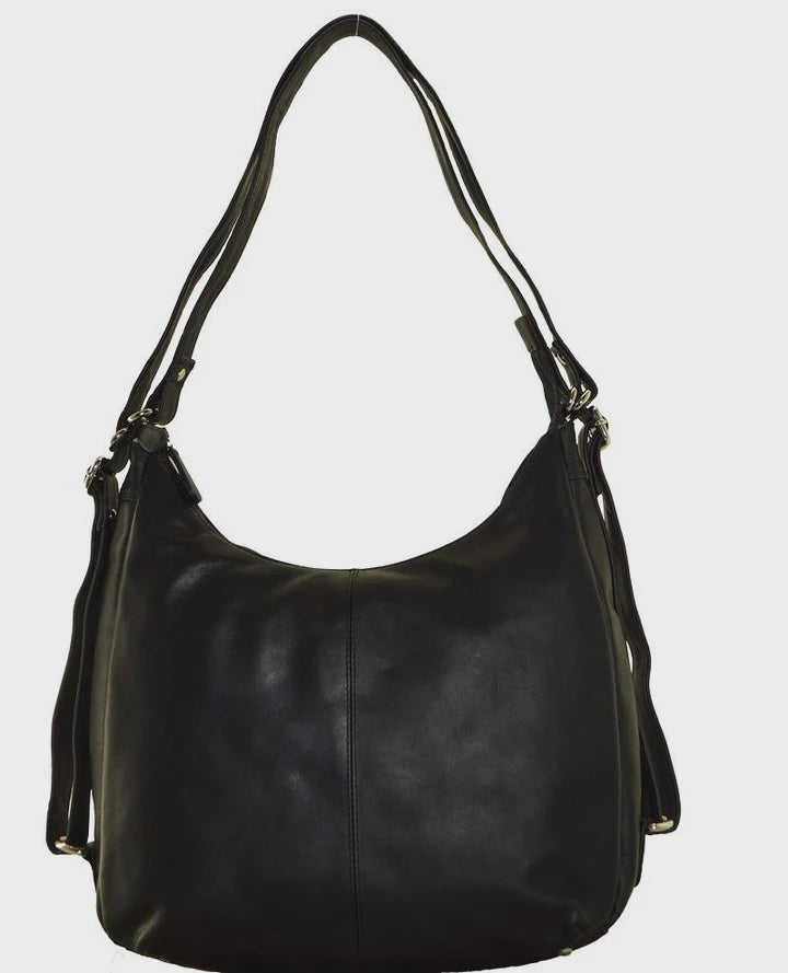 Cenzoni Oiled Pull Up Convertible Bag/Backpack