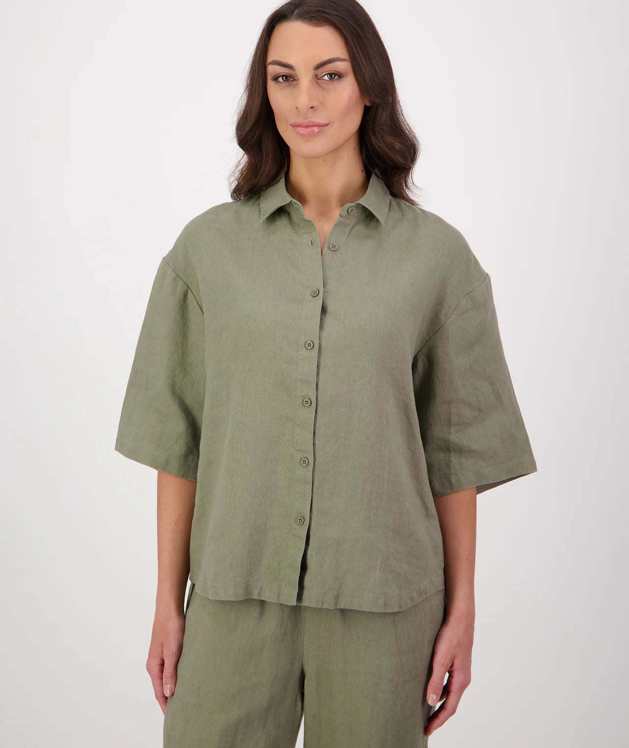 Swanndri Womens Ethel Linen SS Shirt