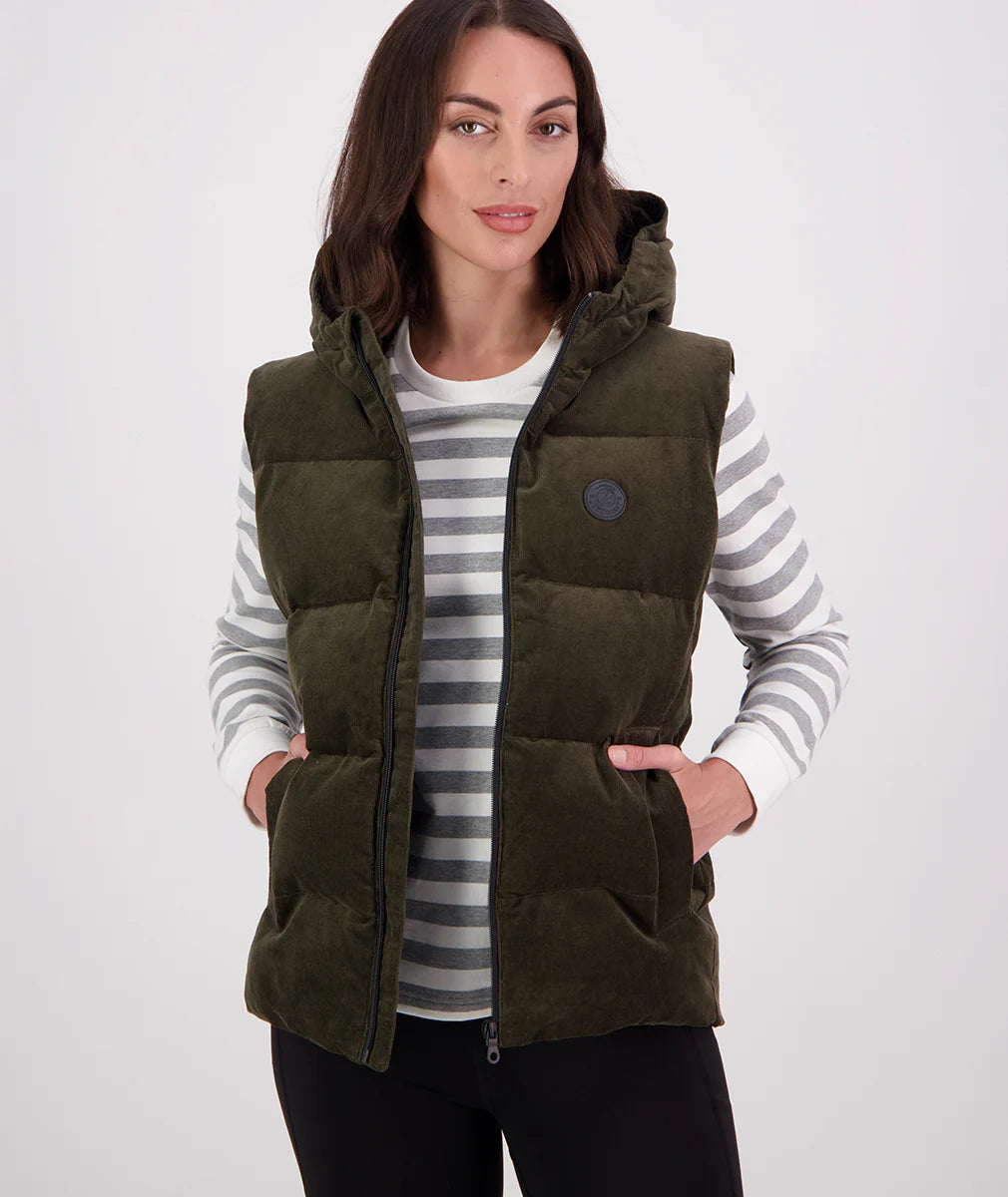 Swanndri Womens Summit Cord Insulated Vest