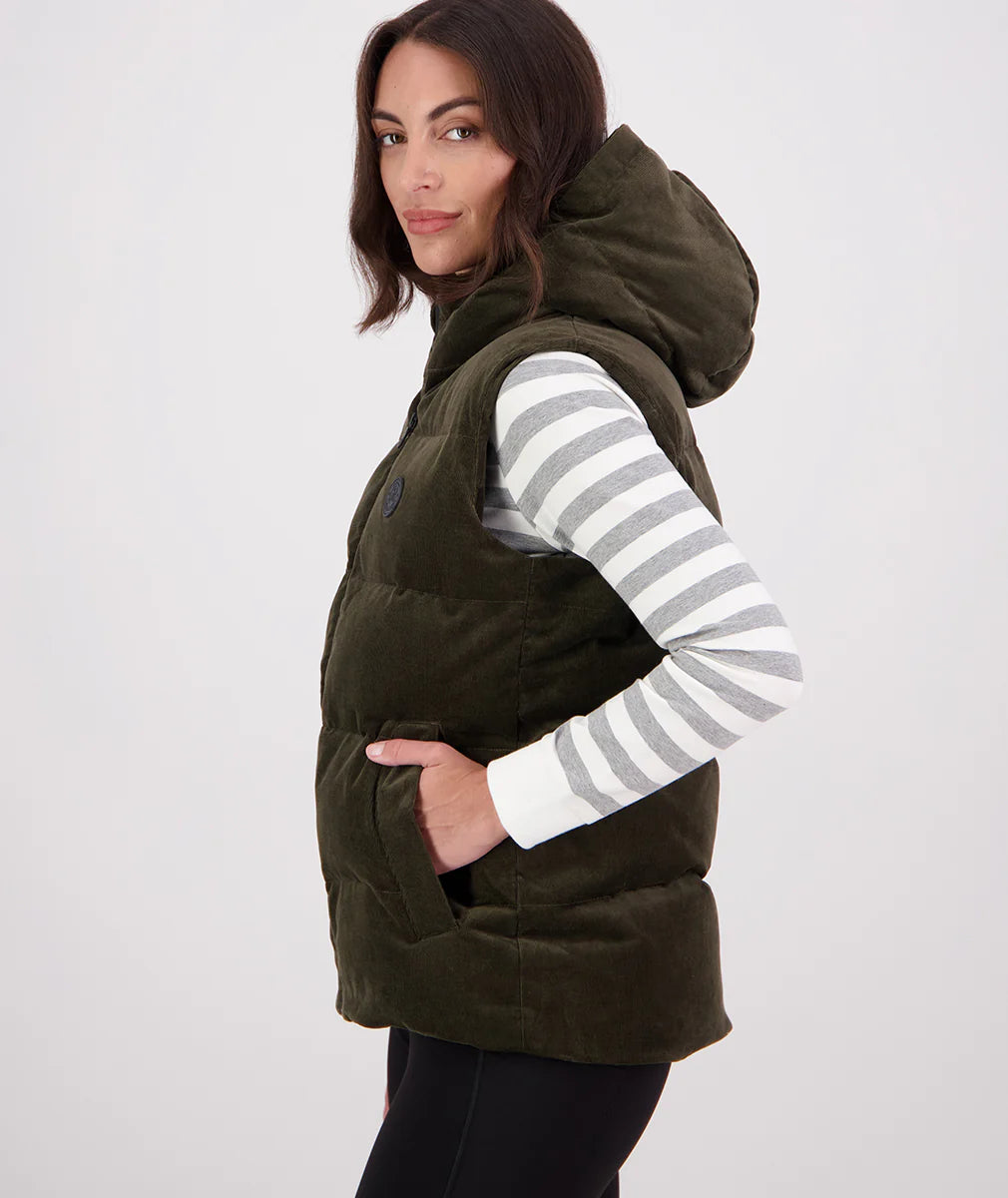 Swanndri Womens Summit Cord Insulated Vest