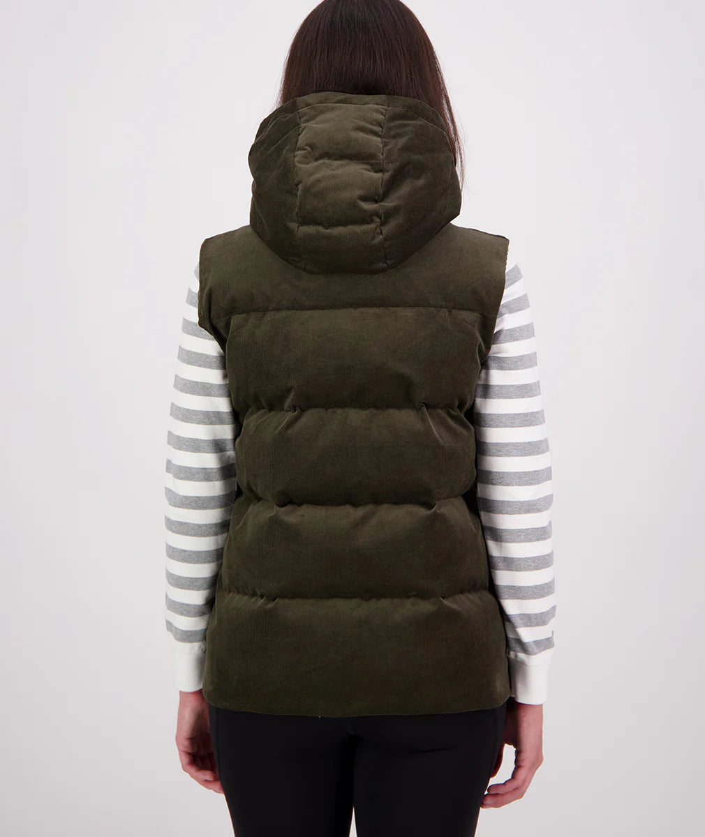 Swanndri Womens Summit Cord Insulated Vest