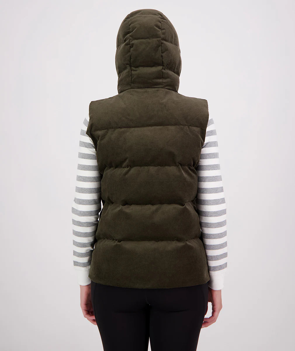 Swanndri Womens Summit Cord Insulated Vest