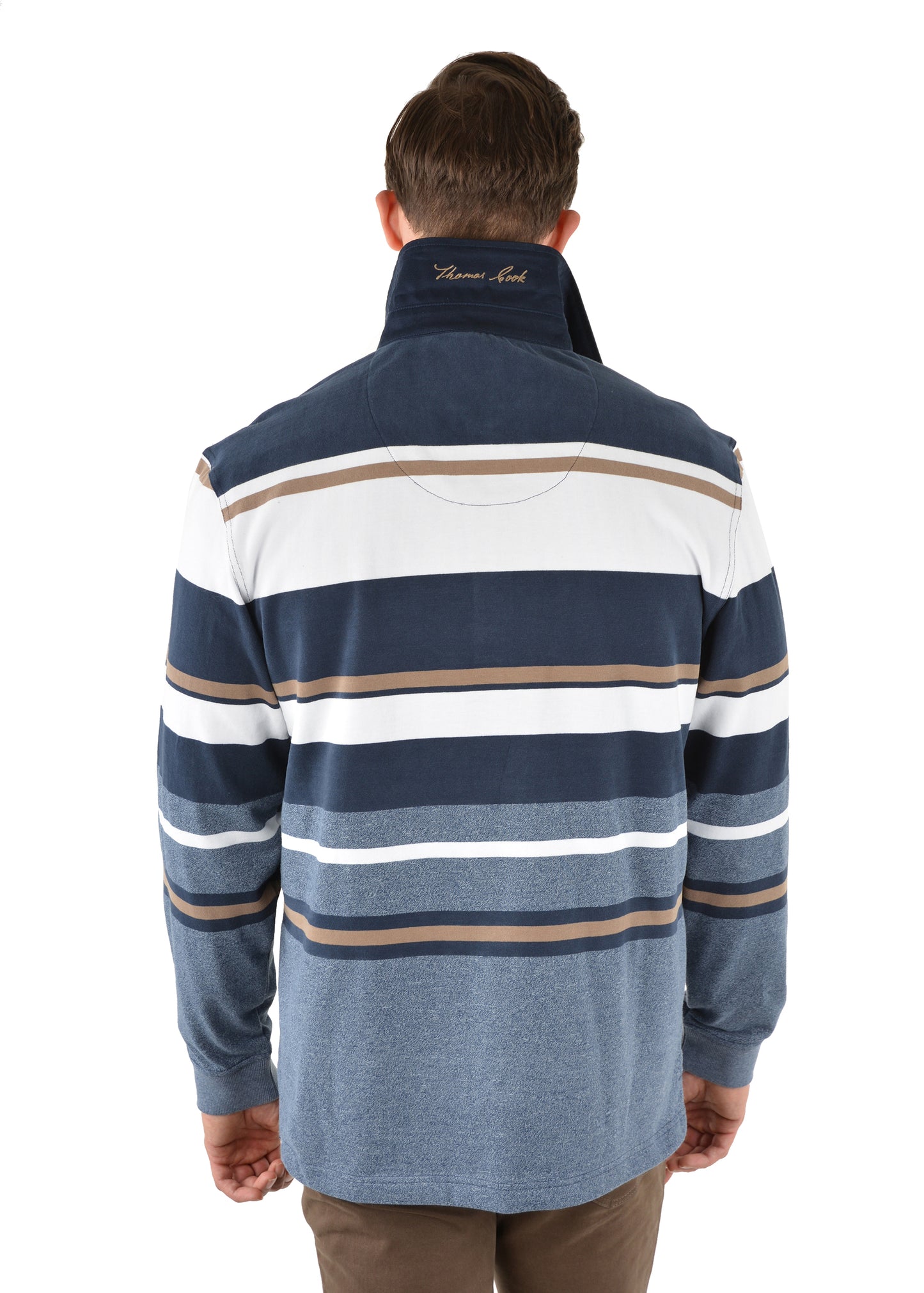 T/C Mens Rowan Stripe Rugby Top