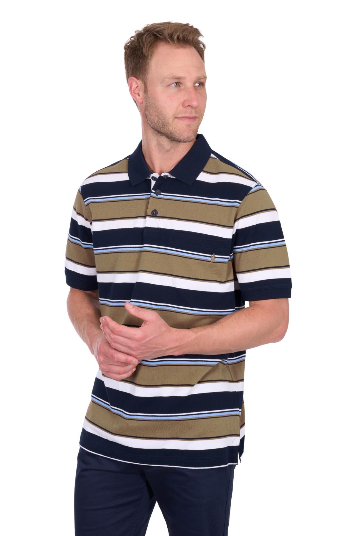 Thomas Cook Mens Tim 1-Pocket Short Sleeve Polo