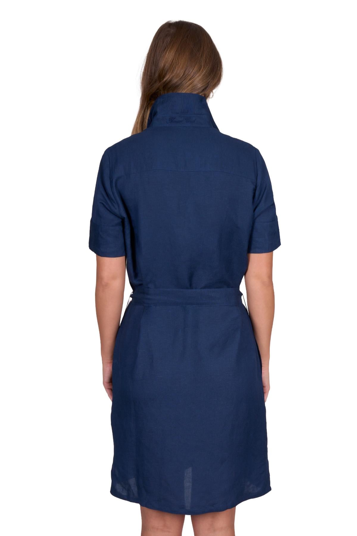 Thomas Cook Womens Sophie Linen Shirt Dress