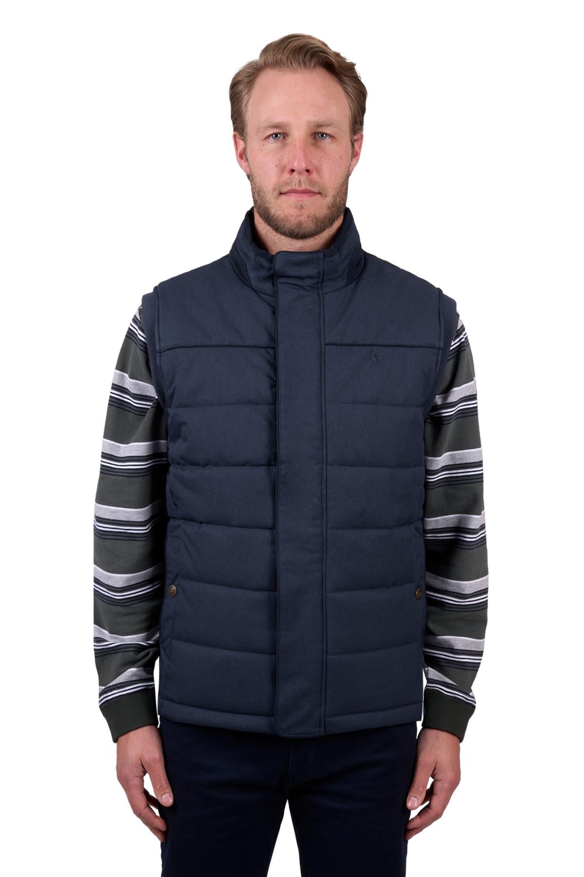 Thomas Cook Mens Jude Vest in Navy Marle