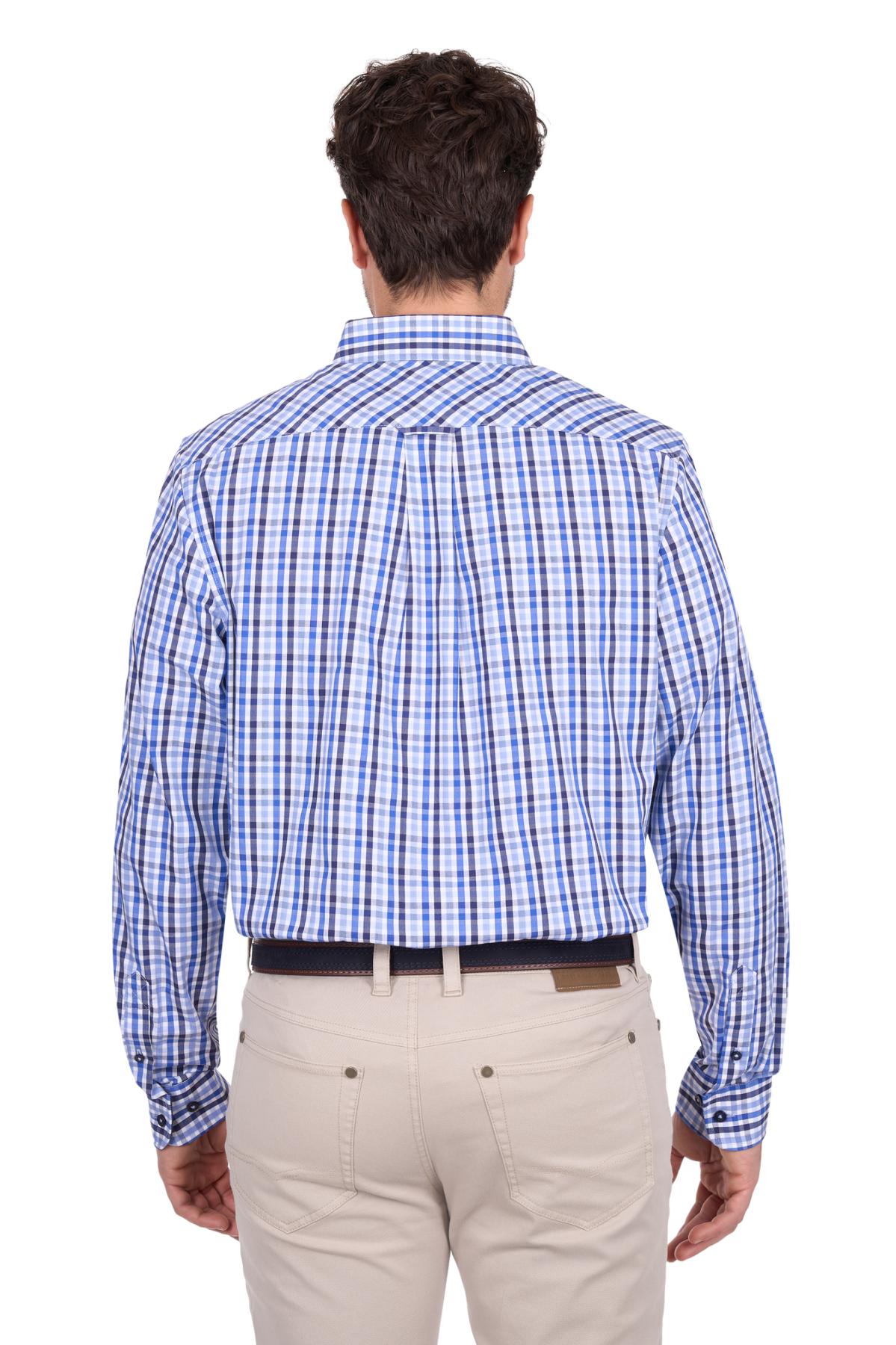 Thomas Cook Mens Andrew Check 1 Pocket L/S Shirt
