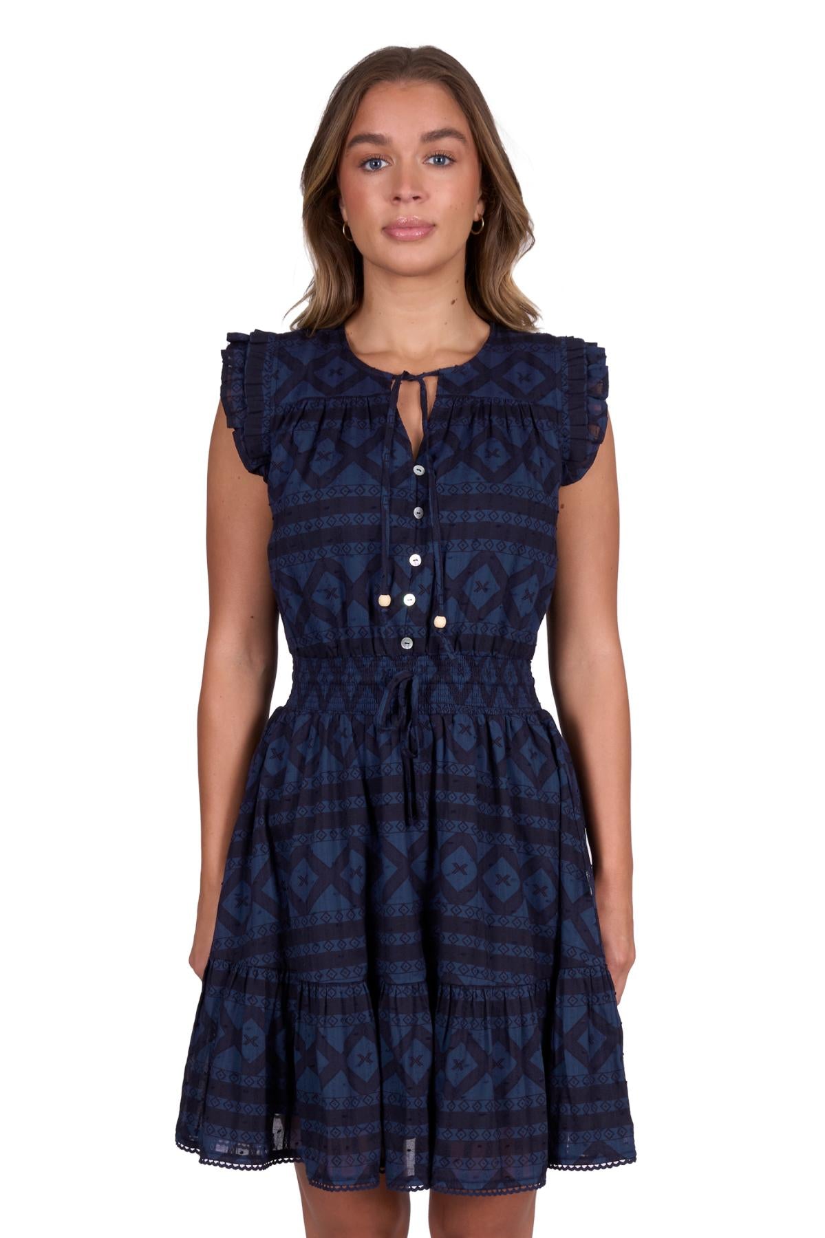 Wrangler Womens Melinda Short Sleeve Dress