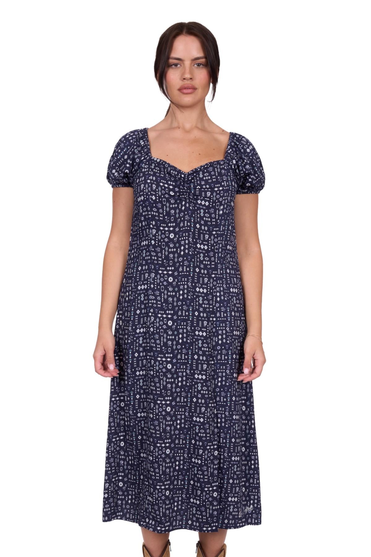 Wrangler Womens Beth Short Sleeve Dress