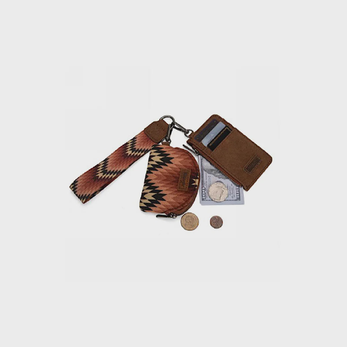 Wrangler Nevada Dual Pouch Wristlet