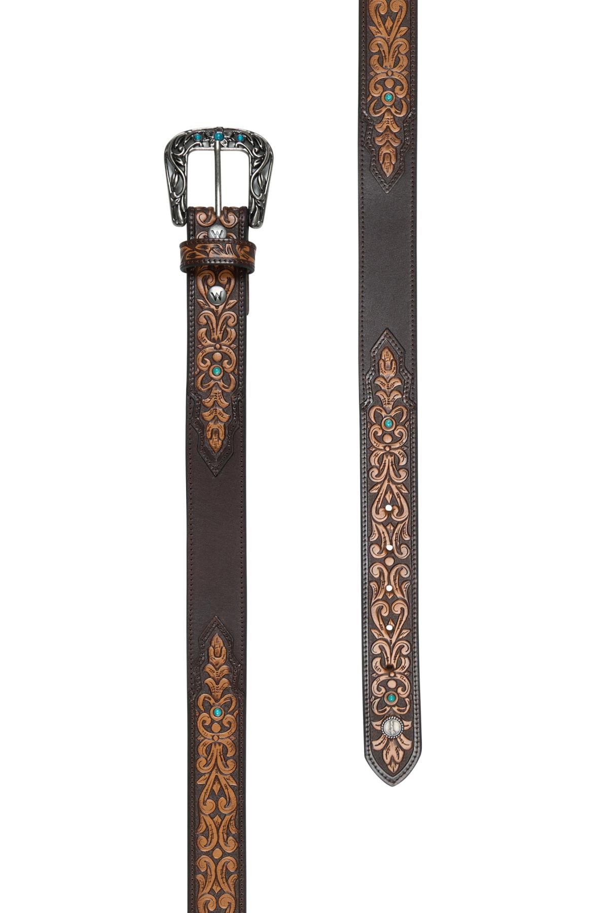 Wrangler Womens Zoey Belt in Tan