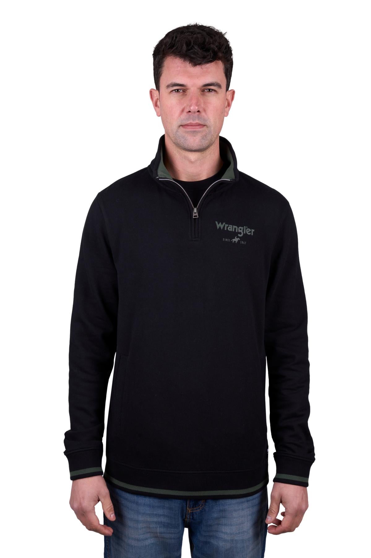 Wrangler Mens Alex 1/4 Zip Pullover