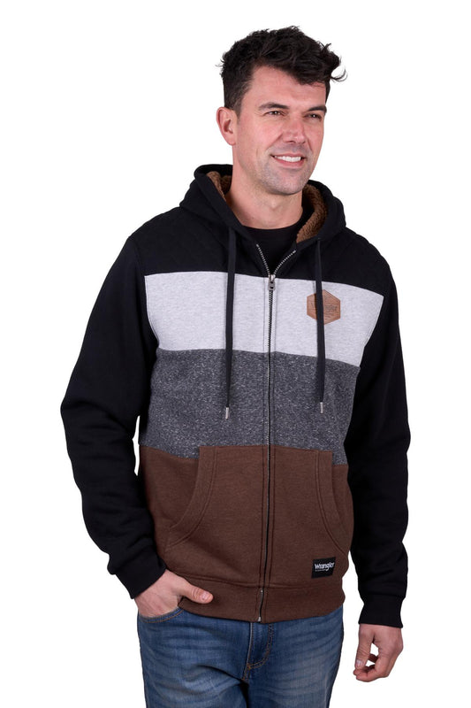 Wrangler Mens Eric Zip Up Hoodie