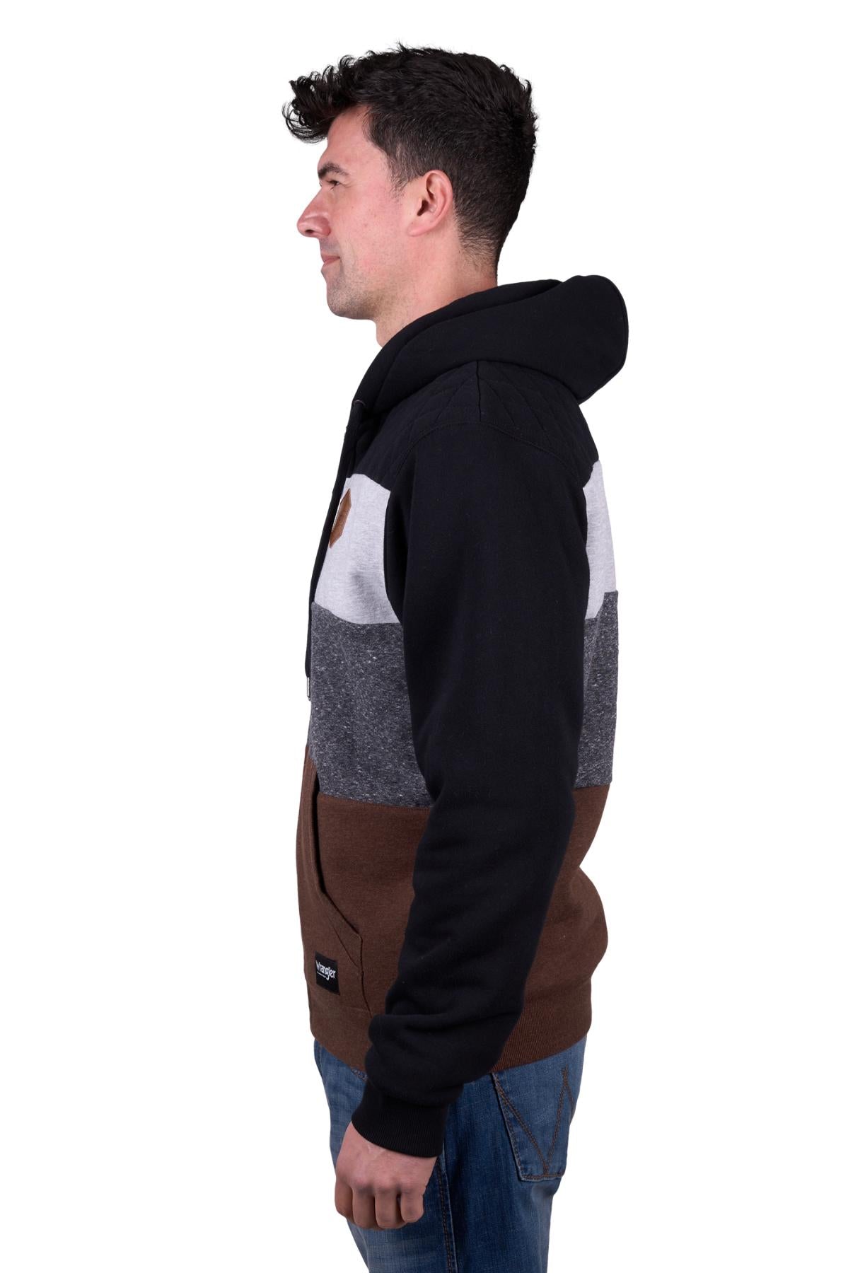 Wrangler Mens Eric Zip Up Hoodie