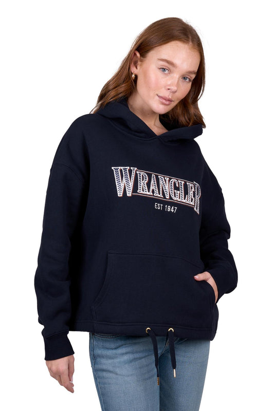 Wrangler Womens Sammy Hoodie in Navy