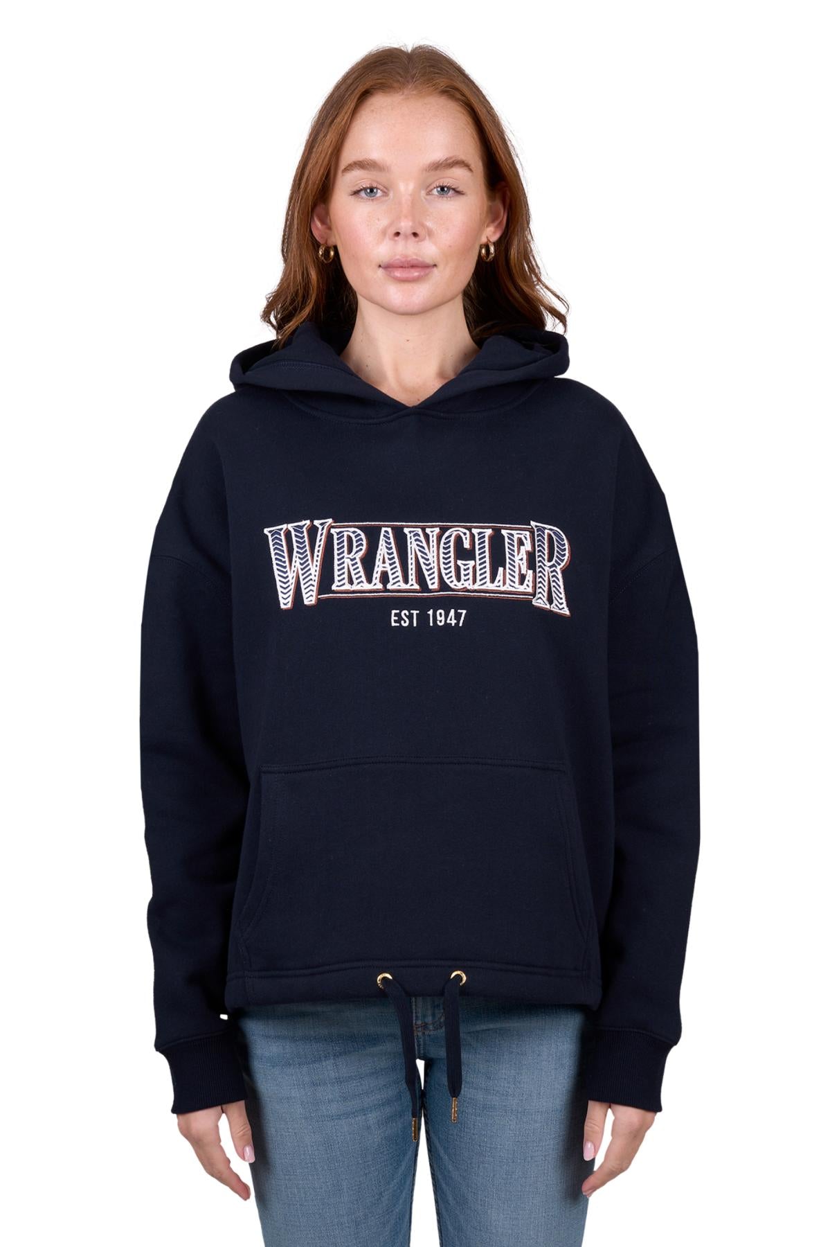 Wrangler Womens Sammy Hoodie in Navy
