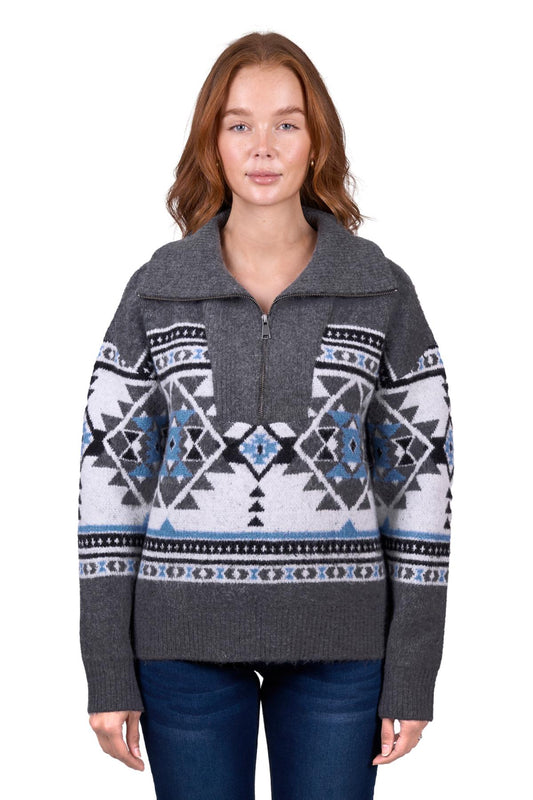 Wrangler Womens Angie 1/4 Zip Jumper