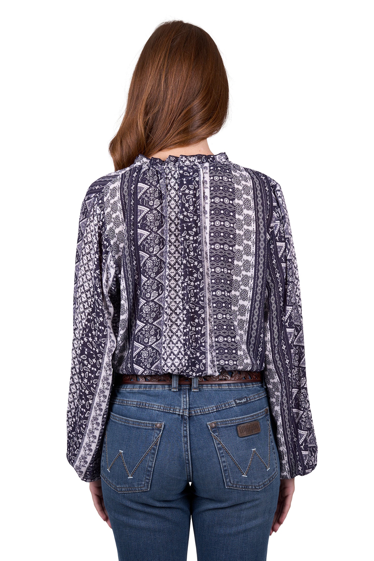 Wrangler Womens Lindsey LS Blouse