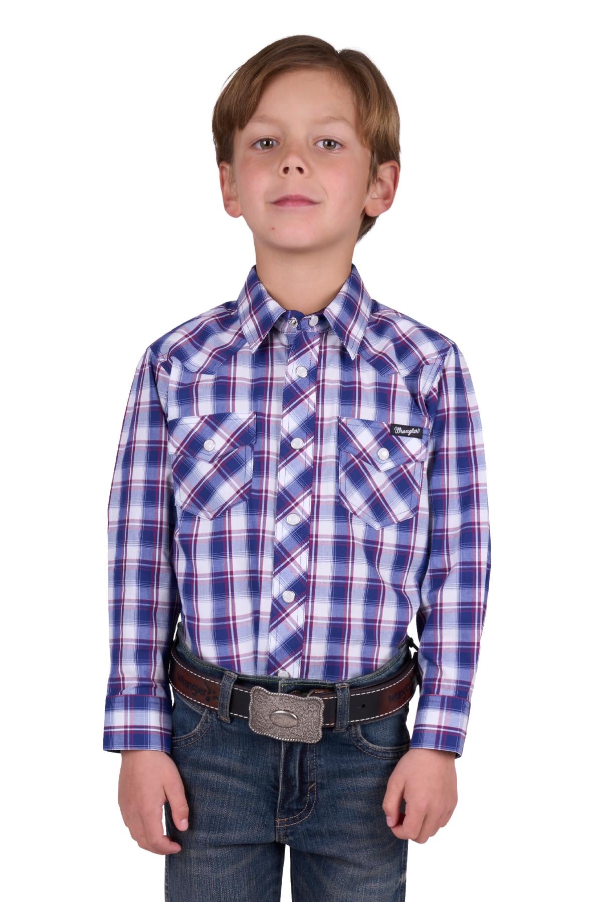 Wrangler Boys Noah L/S Shirt
