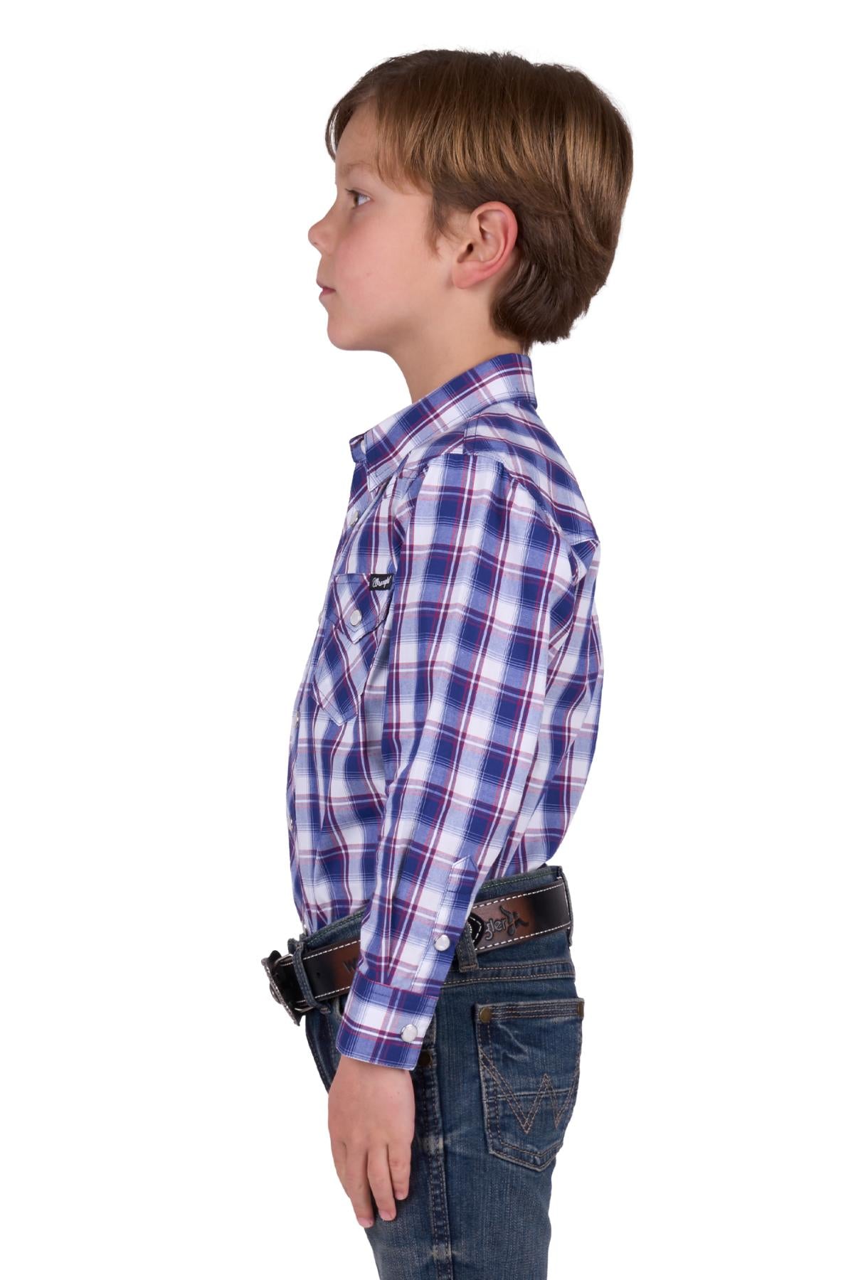 Wrangler Boys Noah L/S Shirt