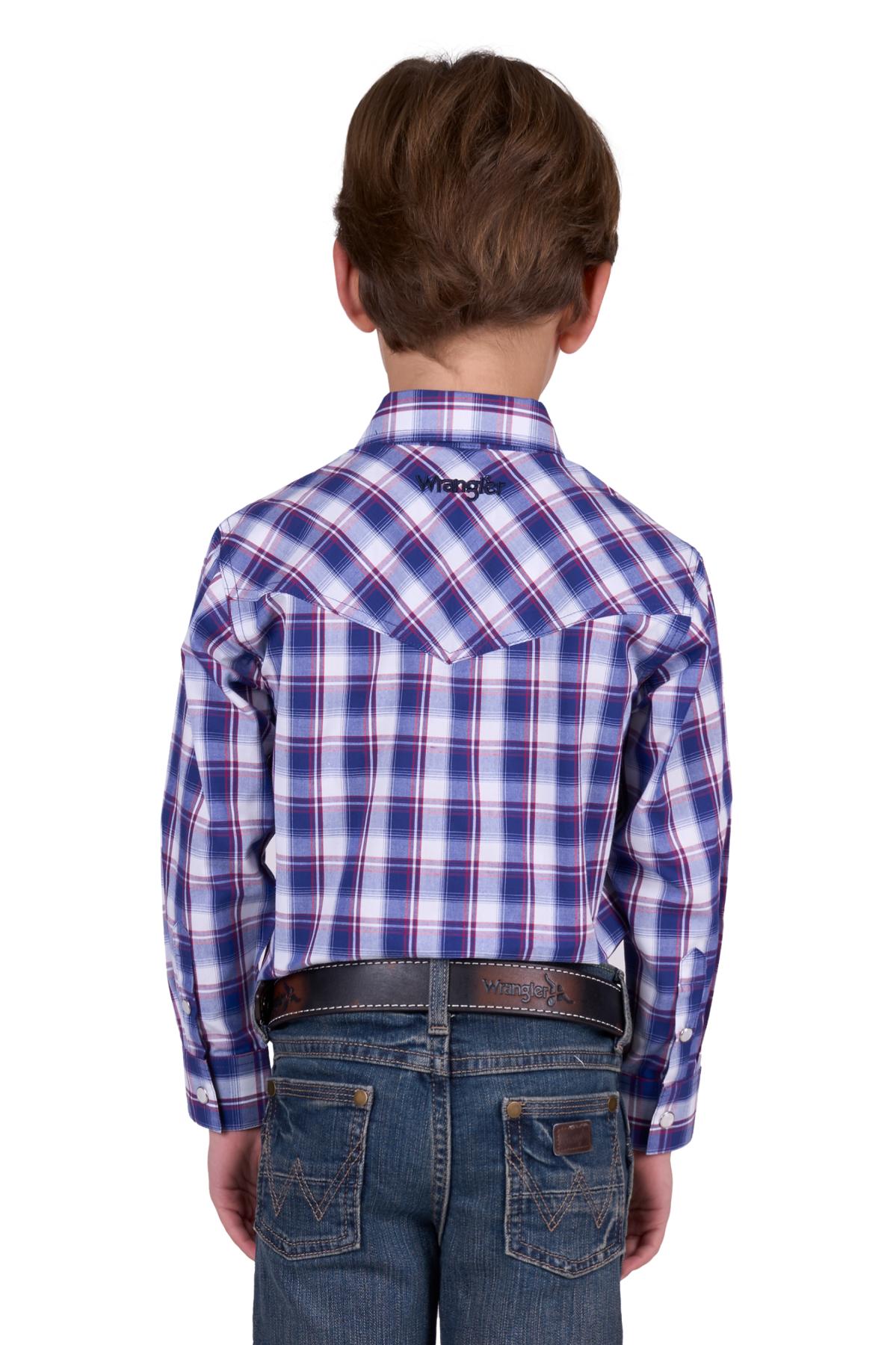 Wrangler Boys Noah L/S Shirt