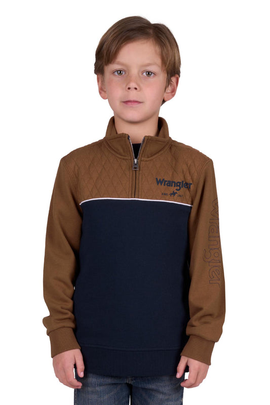 Wrangler Boys Tate 1/4 Zip Pullover