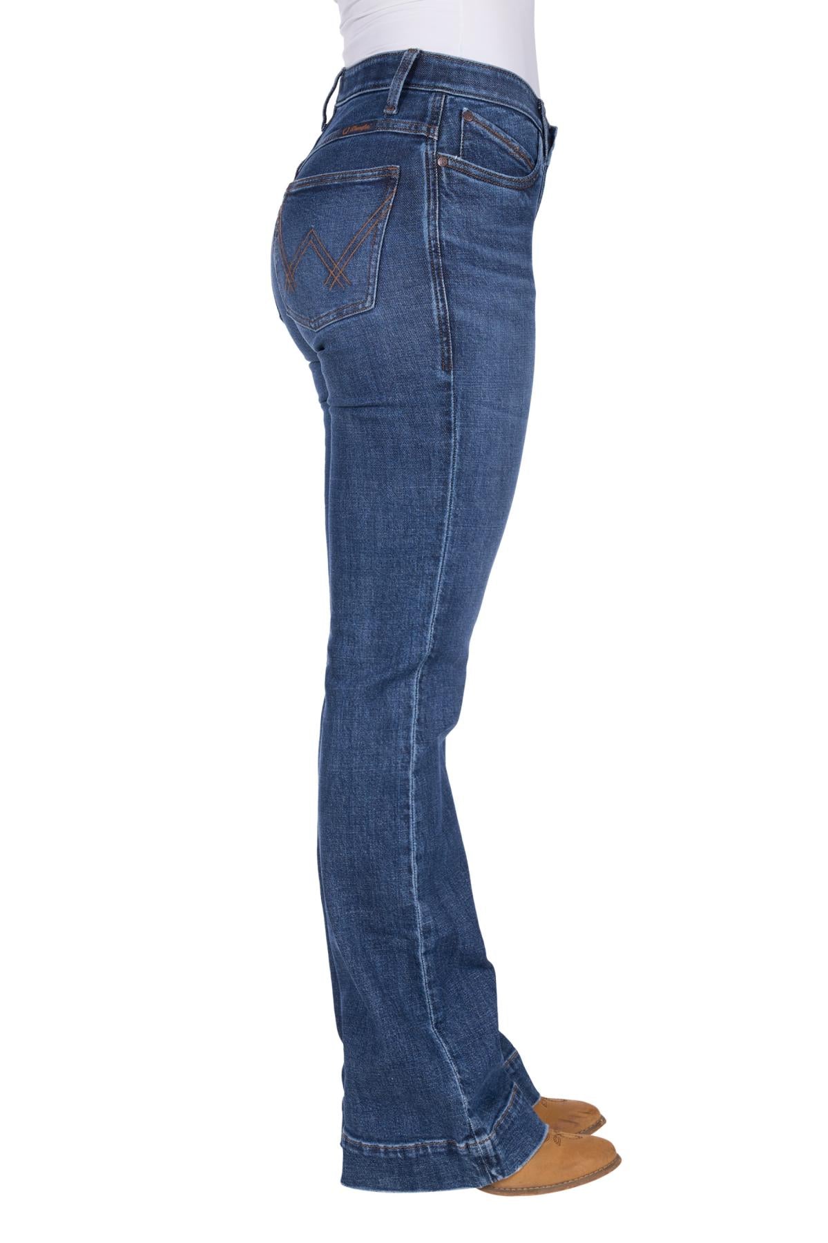 Wrangler Womens Luna Willow Jean in Wild Indigo