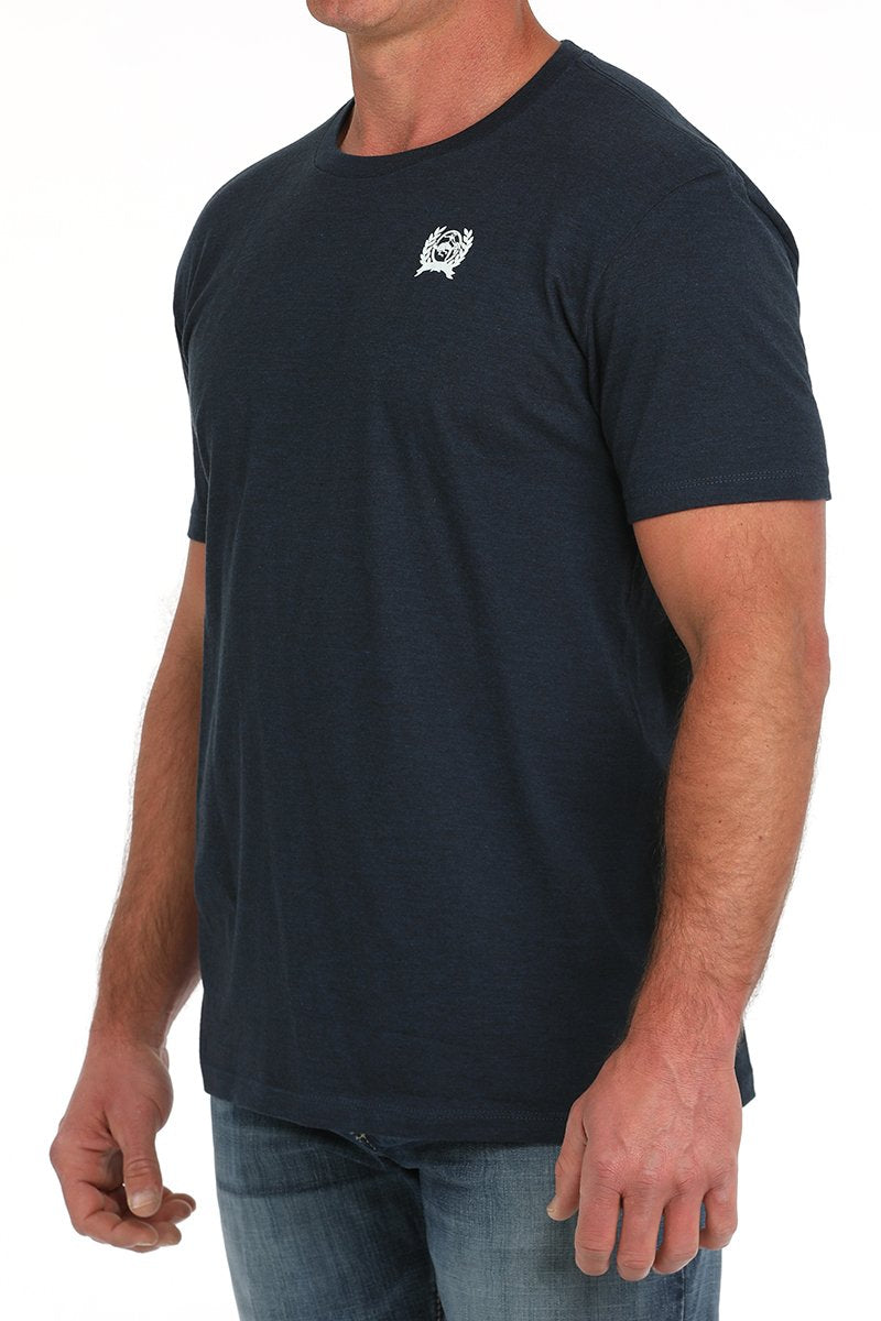 Cinch Men's Rodeo Brand Paul S/S T-Shirt in Navy