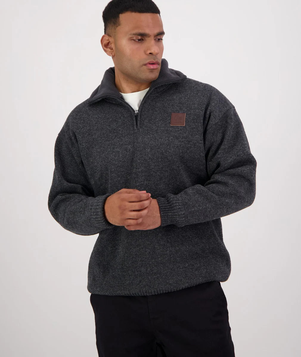 Swanndri Mens Rhino Stormshield Windproof Wool Jumper