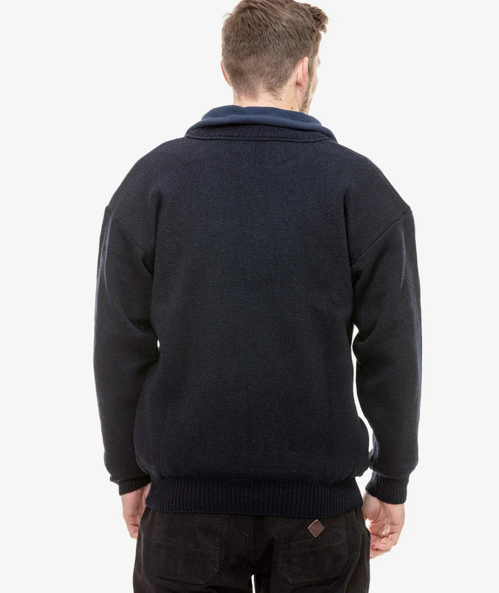 Swanndri Mens Rhino Stormshield Windproof Wool Jumper