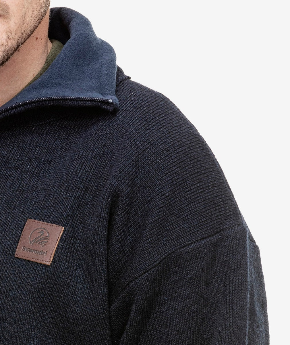 Swanndri Mens Rhino Stormshield Windproof Wool Jumper