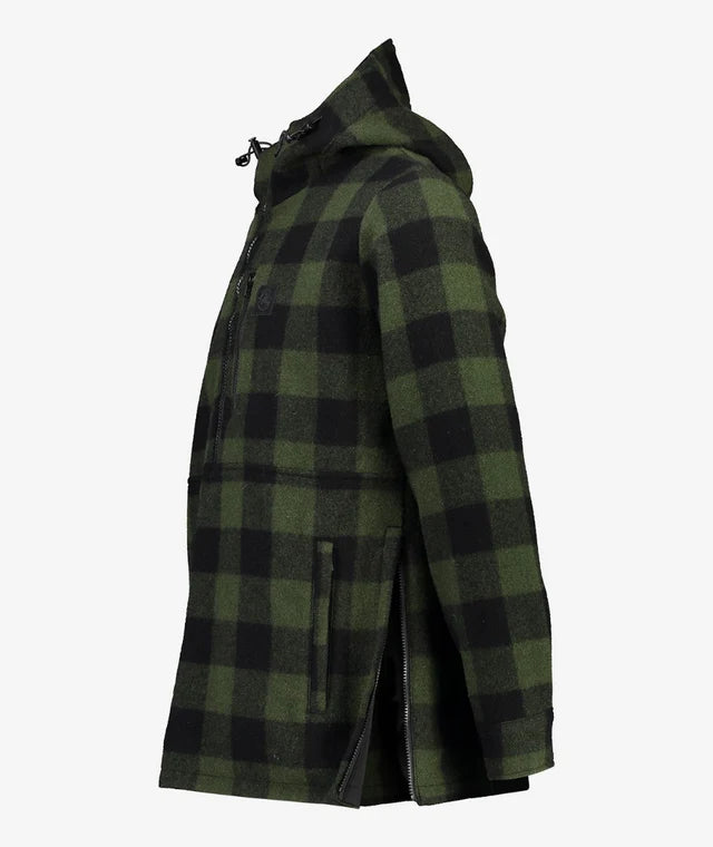 Swanndri Reidston Wool Annorak Olive Check