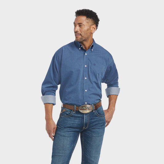 Ariat Mns Solid Oxford Classic LS Shirt