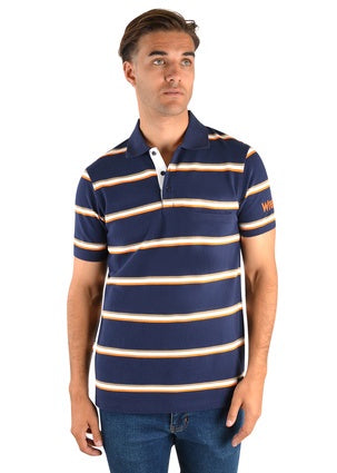 Wrangler Men’s Victor 1-Pocket Short Sleeve Polo