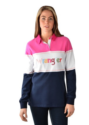 WranglerWmnsSunsetRugbyShirt