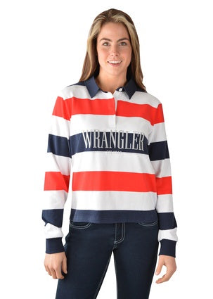WranglerCharlotteWmnsRugbyShirt