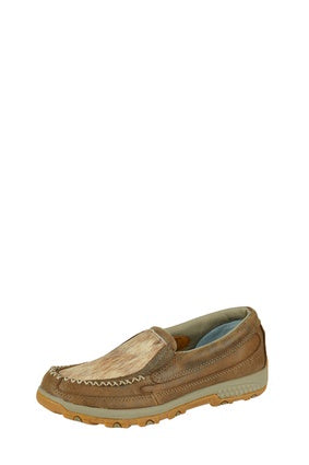 Twisted X Womens Fur Cellstretch Mocs Slipon