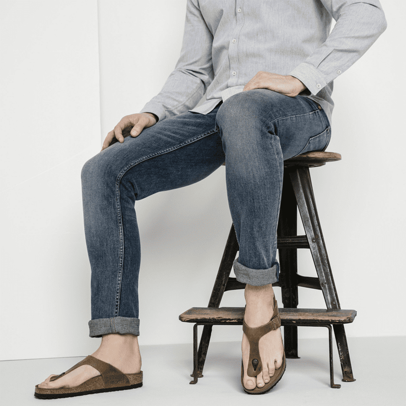 BIRKENSTOCK “Gizeh” BS Tabacco Brown Regular Fit