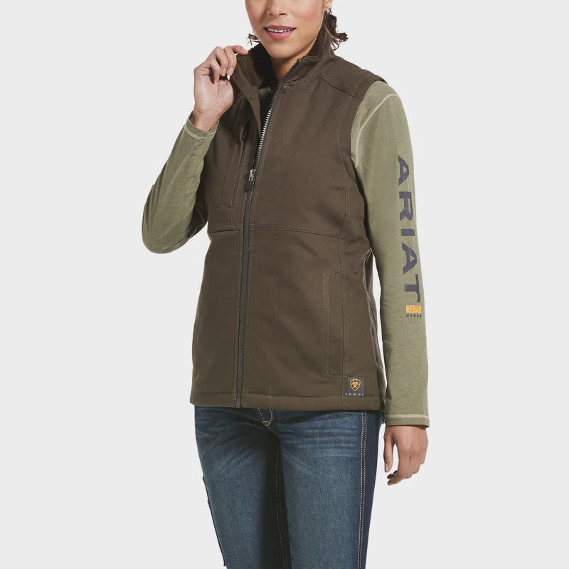 Ariat Wmns Rebar Duracanvas Insulated Vest