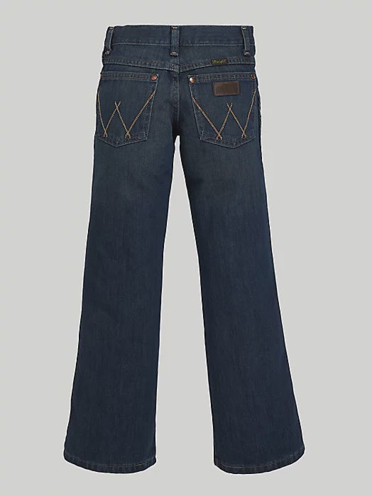 Wrangler relaxed boot junior boys jeans