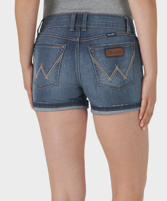 Wrangler Wmns Mid Rise Shorts
