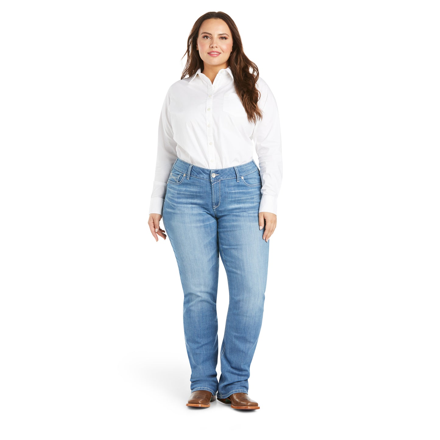 ARIAT R.E.A.L.™ Mid Rise Charlotte Straight Leg PLUS & CURVY
