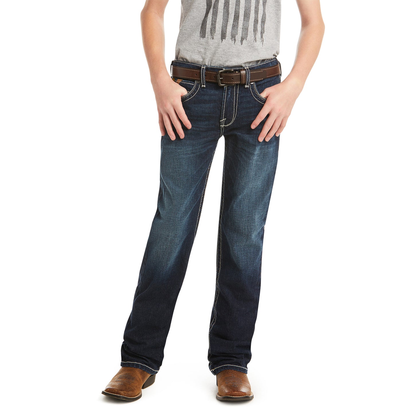 ARIAT Boys B5 Straight Leg Stretch Wilcox