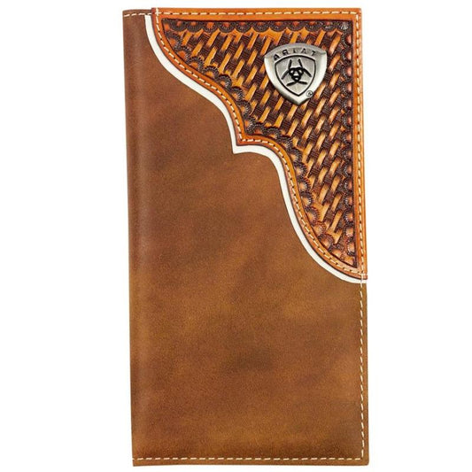 ARIAT Rodeo Wallet - Basket Weave Overlay