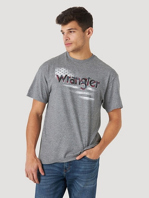 Wrangler Men’s Flag Logo Tee