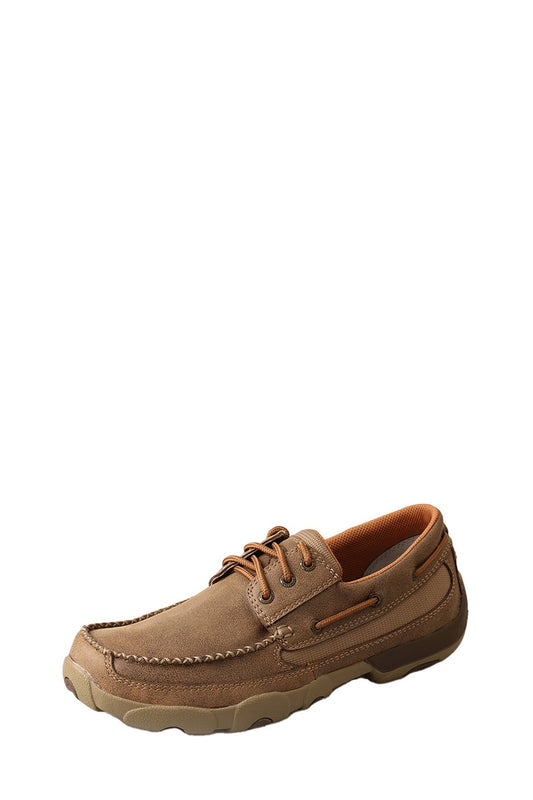 Twisted X Mens Driving Mocs Boat Lace up